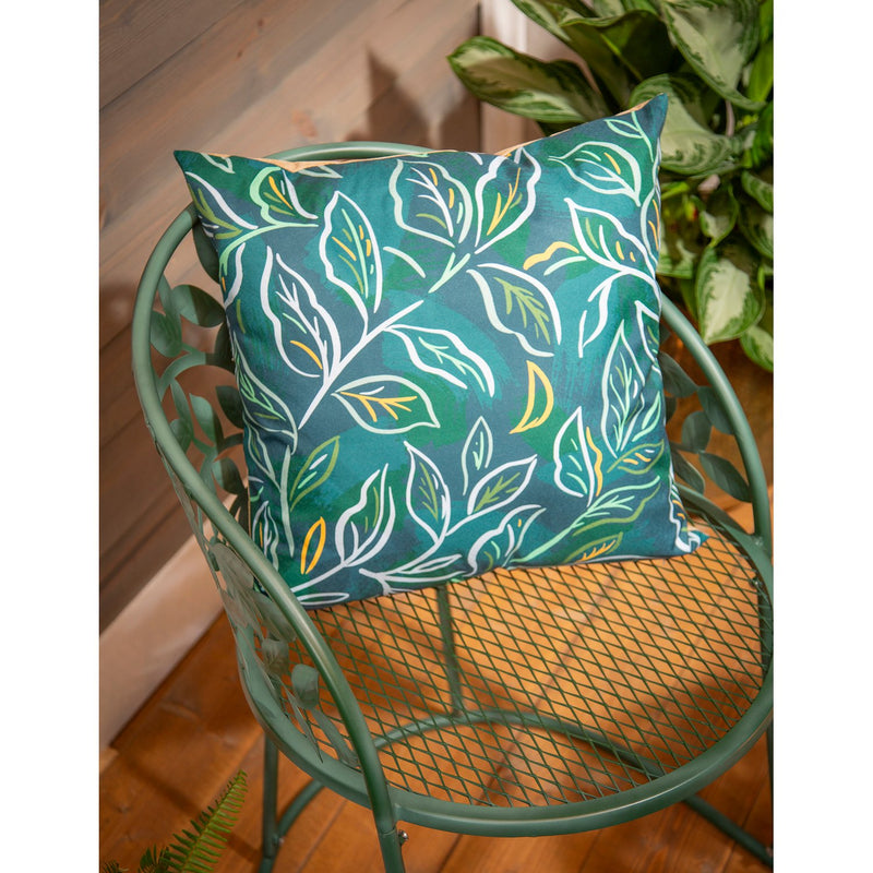 Tree of Life Indoor/Outdoor Square Pillow, 18'' x 2'' x 18'' inches