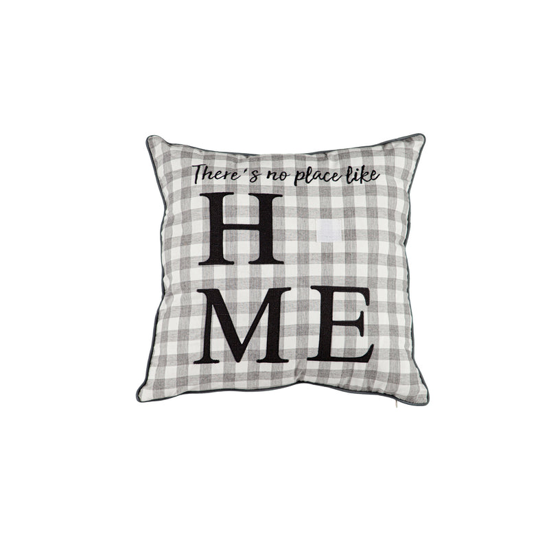 18" x 18" Square Pillow with 4 Interchangeable Icons,4p4029