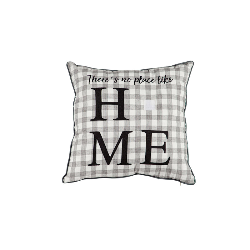 18" x 18" Square Pillow with 4 Interchangeable Icons, 18"x6"x18"inches