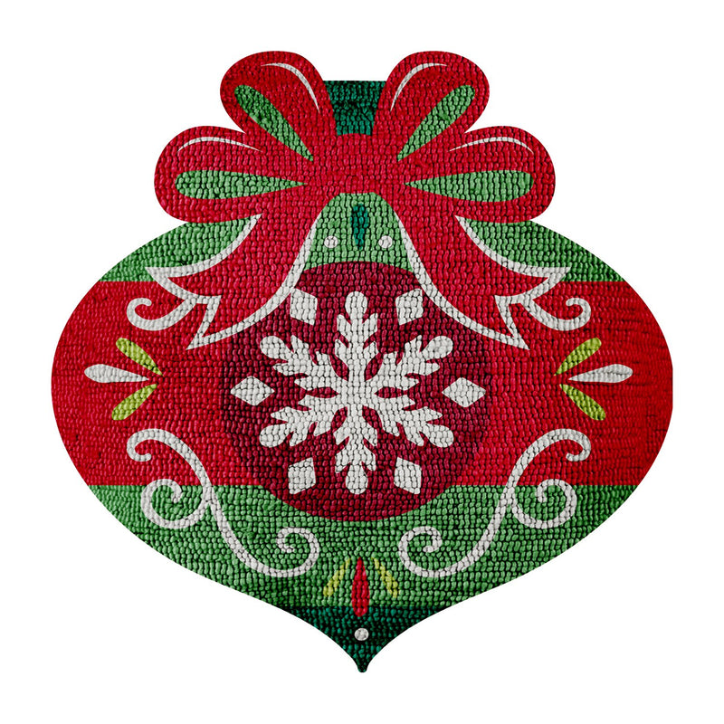 Shaped Hooked Pillow 18"x18",4p4964