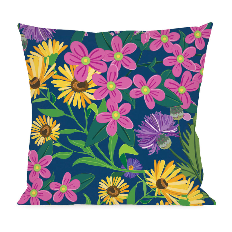 Butterfly Meadow Interchangeable Pillow Cover,18"x18"x0.5"inches