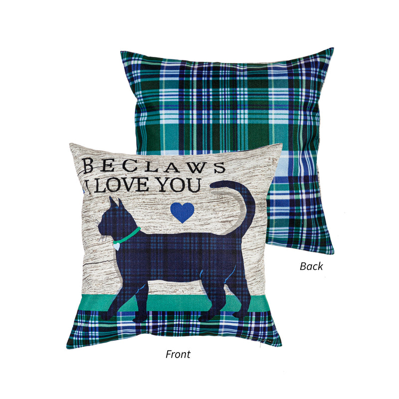 Beclaws I love You Outdoor Pillow Cover,4plc464