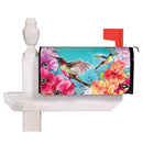 Bright Flowers and Hummingbirds Mailbox Cover,56785
