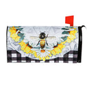 Honey Bee and Flowers Mailbox Cover,56787