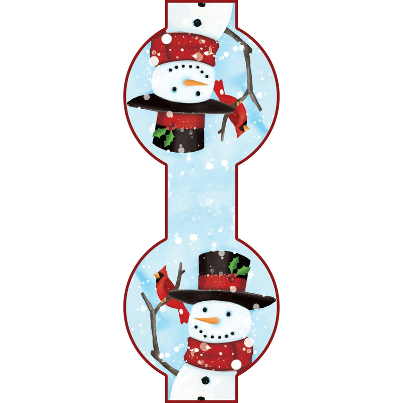 Evergreen Mailbox Cover,Snowman Mailbox Saddle with Magnetic Mailbox Door Decor Set,0.12x7.5x21 Inches