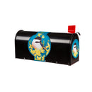 Forsythia and Chickadee Mailbox Saddle with Magnetic Mailbox Door Decor Set,56836s