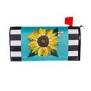 Welcome Friends Leopard Sunflower Mailbox Cover,56863