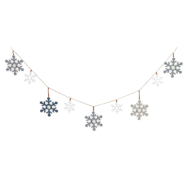 Snowflakes Seasonal Décor Banner,58b050