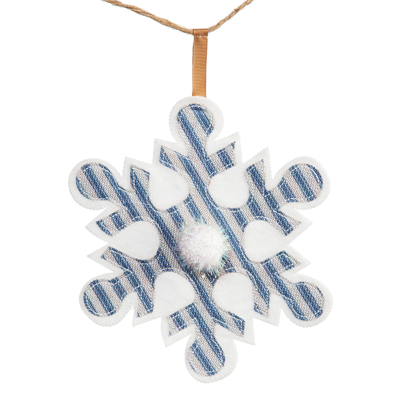 Snowflakes Seasonal Décor Banner,58b050
