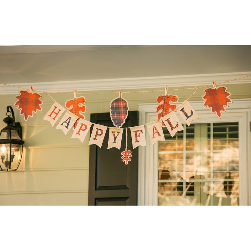 Evergreen Fall Foliage Seasonal DÃ©cor Banner, 72'' x 10.5'' inches