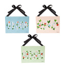 Mini LED Canvas, 3 Assorted,8"Wx6"HBLOOM, LOVE, BLESSED,6mcl50018