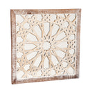 Wood and Mirror Wall Decor,6w465