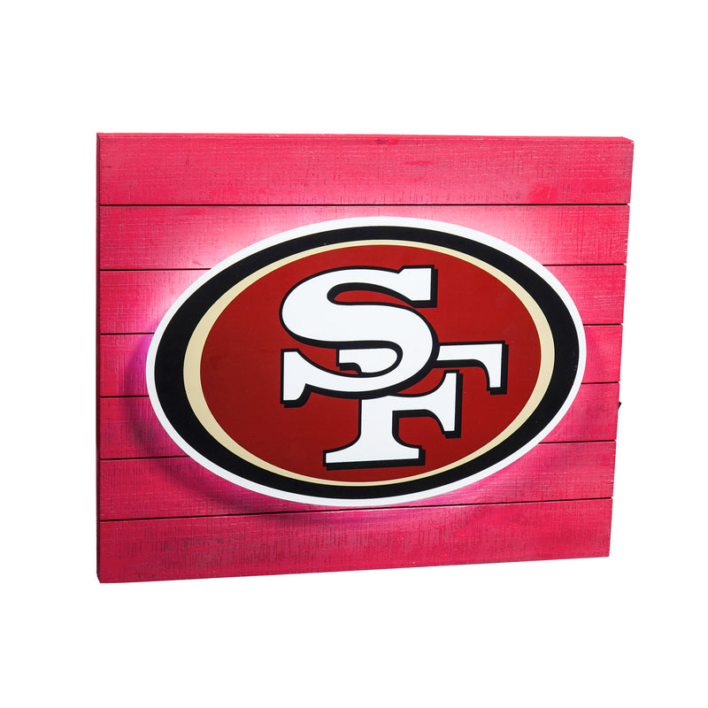 Lit Wall Décor, San Francisco 49ers,6wlt3826