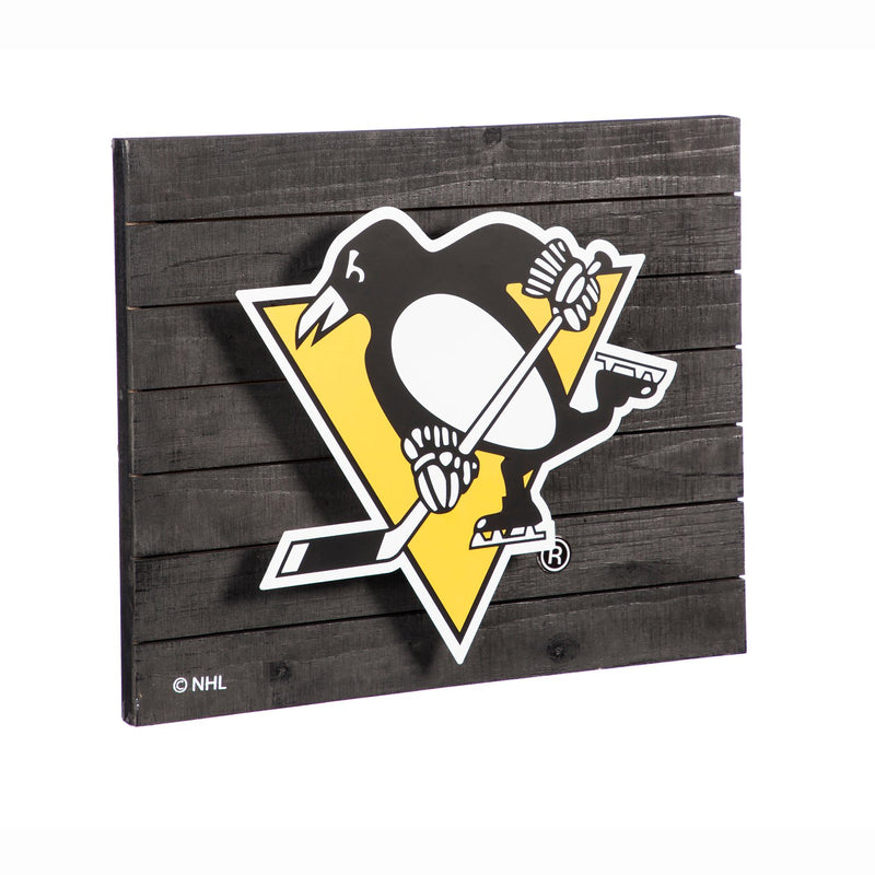 Team Sports America Pittsburgh Penguins LED Metal Wall Art