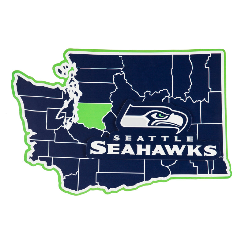 State Shape Wall Décor,, Seattle Seahawks,6ws3827