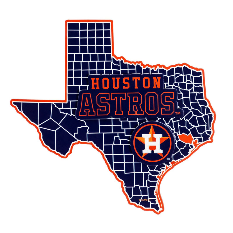 State Shape Wall Décor,, Houston Astros