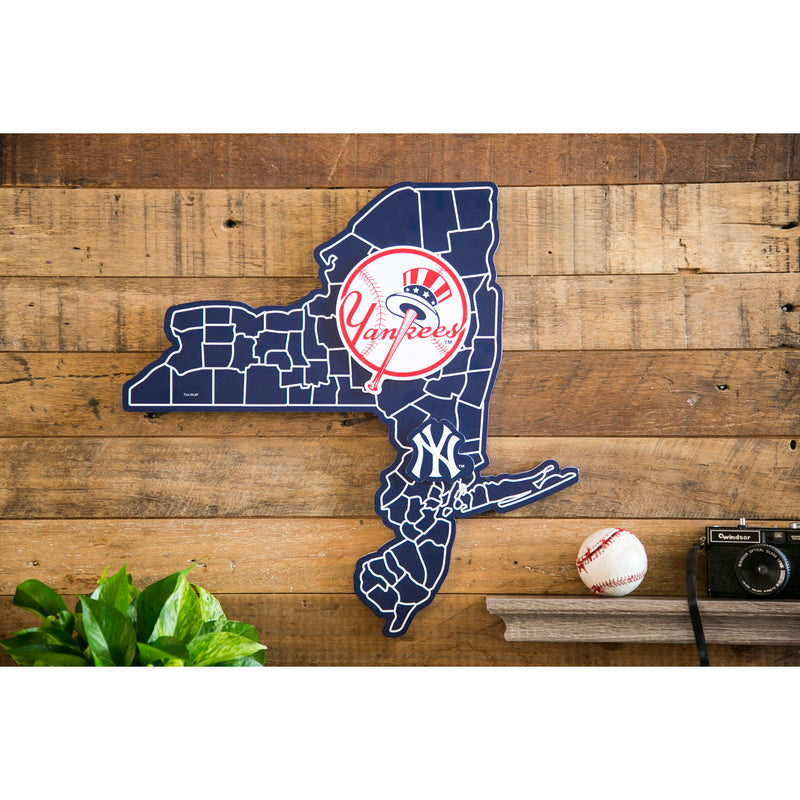 State Shape Wall Décor,, New York Yankees