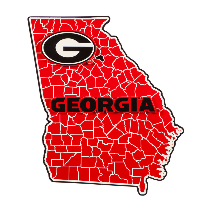 State Shape Wall Décor,, University of Georgia,6ws914