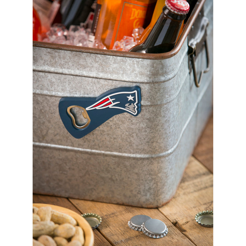 Evergreen New England Patriots, PVC Magnet Bottle Opener