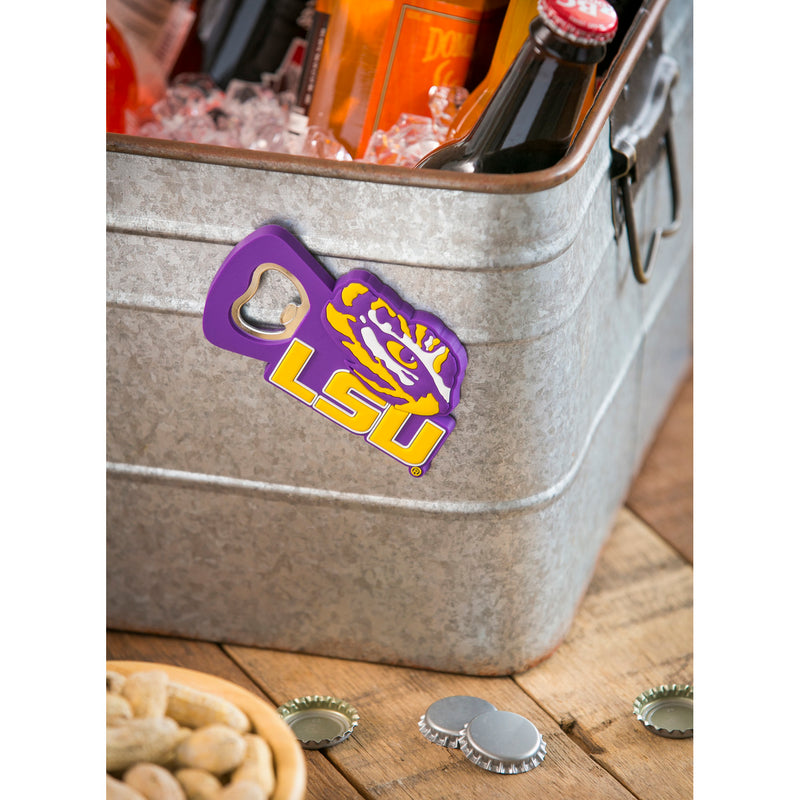 Louisiana State University, PVC Magnet  Bottle Opener,7bo921