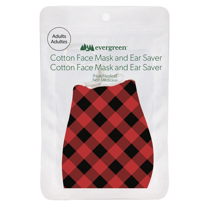 Adult Non-Medical Cotton Face Mask with Ear Saver, 4 Designs, 9 of each, 36 pcs total, 8.6"x0.1"x5.3"inches