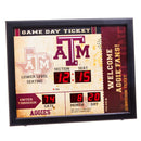 Bluetooth Scoreboard Wall Clock, Texas A&M,7cl969