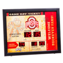 Bluetooth Scoreboard Wall Clock, Ohio State,7cl973