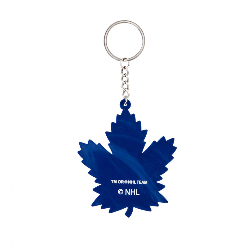Team Sports America NHL Toronto Maple Leafs Bold Sporty Rubber Keychain - 5" Long x 3" Wide x 0.2" High