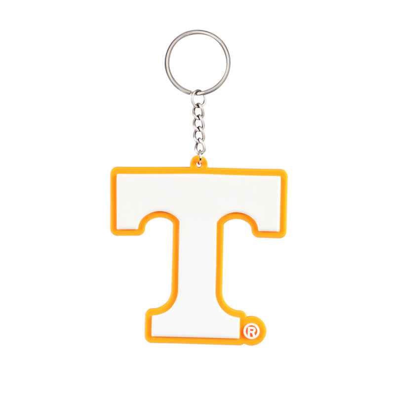 Team Sports America NCAA University of Tennessee Bold Sporty Rubber Keychain - 5" Long x 3" Wide x 0.2" High