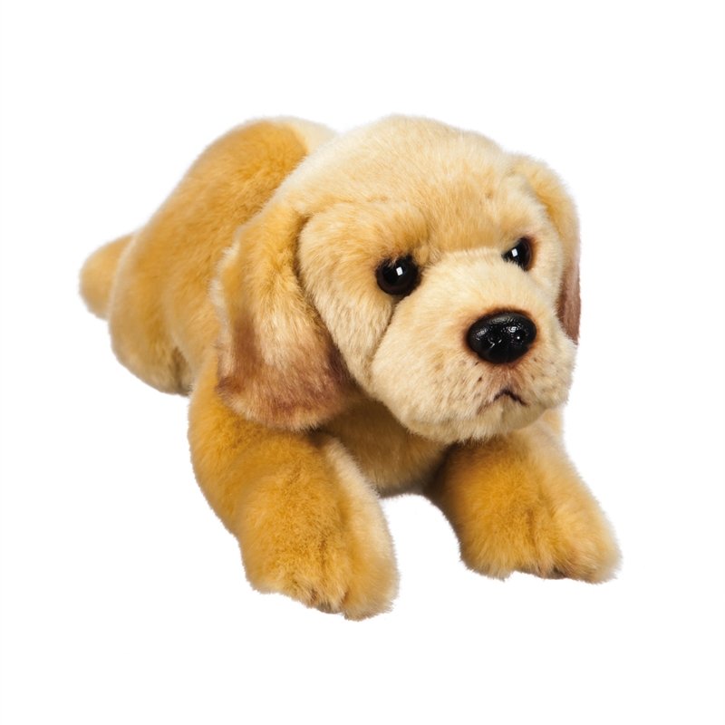 Yellow Lab 12" Stuffed Animal, 12"x4"x5"inches