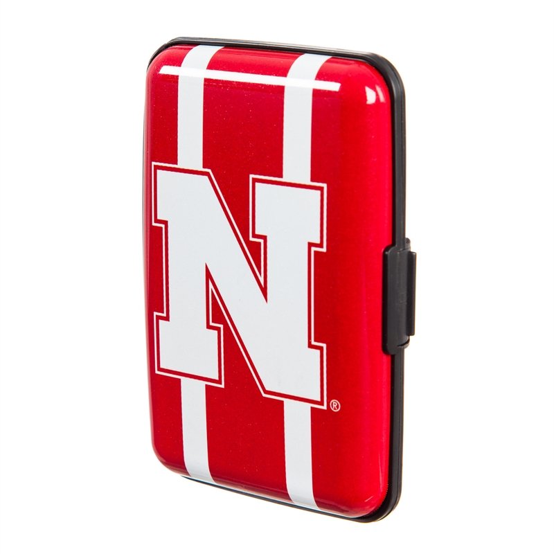 University of Nebraska, Hard Case Wallet, 4.33"x3"x0.8"inches