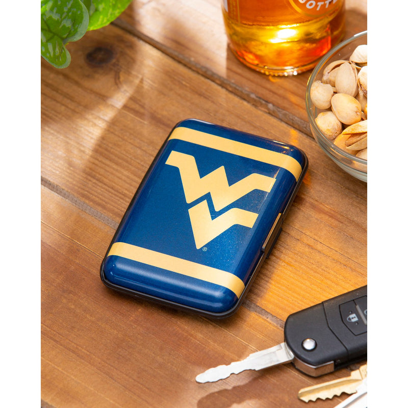 West Virginia University, Hard Case Wallet, 4.33"x3"x0.8"inches