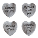 Heart Token, 4 Designs, 12 of each, 48 pcs total,7wt045