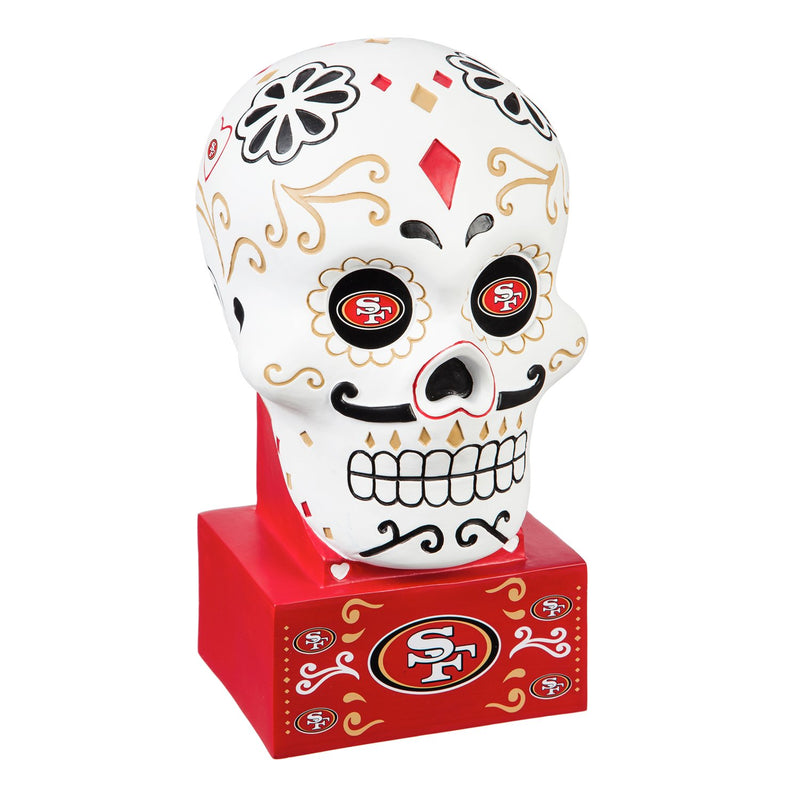 San Francisco 49ers, Sugar Skull Statue,843826sk