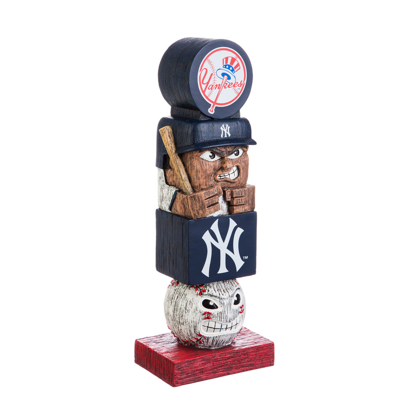 Tiki Tiki Totem, NY Yankees, 5.5"x4"x16"inches