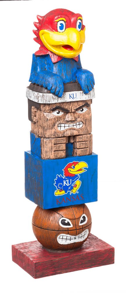 Tiki Tiki Totem,  Univ. of Kansas, 5.5"x4"x16"inches