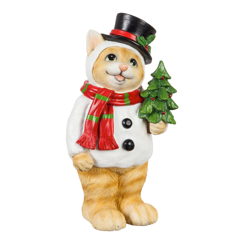 Evergreen 11"H Pets in Holiday Spirit Garden Statuary, 4 Assorted., 11'' x 1.1'' x 1.2'' inches