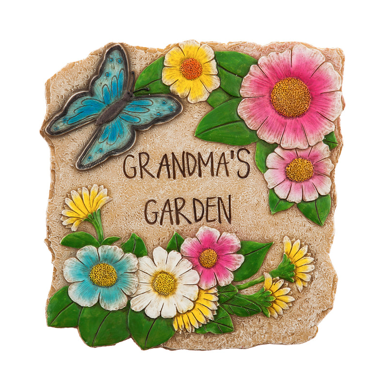 Evergreen 11" Garden Stone, Grandma's Garden, 0.6'' x 1.8'' x 1.8'' inches