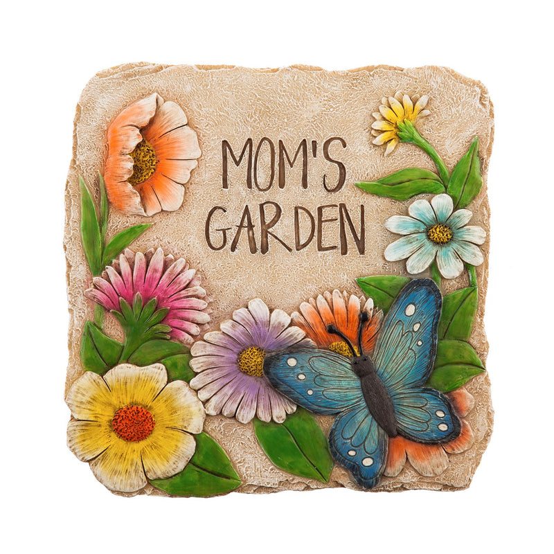 Evergreen 11" Garden Stone, Mom's Garden, 0.6'' x 1.8'' x 1.8'' inches