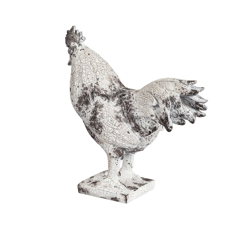 10.5"H Rooster Garden Statuary, 4.13"x10.63"x10.63"inches
