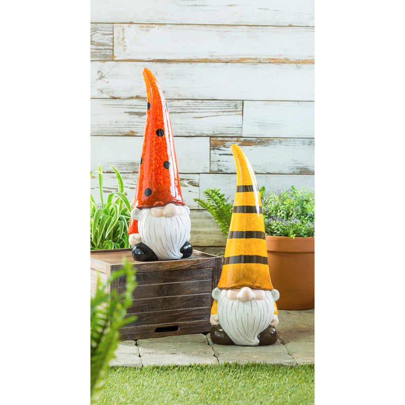 24"H Ladybug Gnome Garden Statuary,84g3394