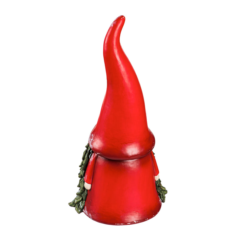 26"H LED Battery Operated Gnome with Wintergreen Beard, 13.58"x10.43"x25.98"inches