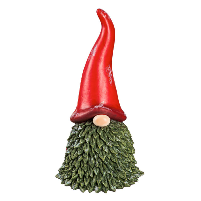 26"H LED Battery Operated Gnome with Wintergreen Beard, 13.58"x10.43"x25.98"inches