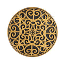 Recycled Rubber Stepping Stones, Set of 3 - Golden Medallion,84g3806