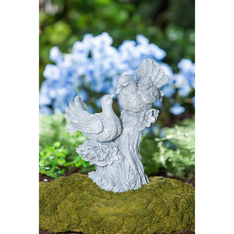 Dove Couple Garden Statuary, 9.45"x5.91"x11.02"inches