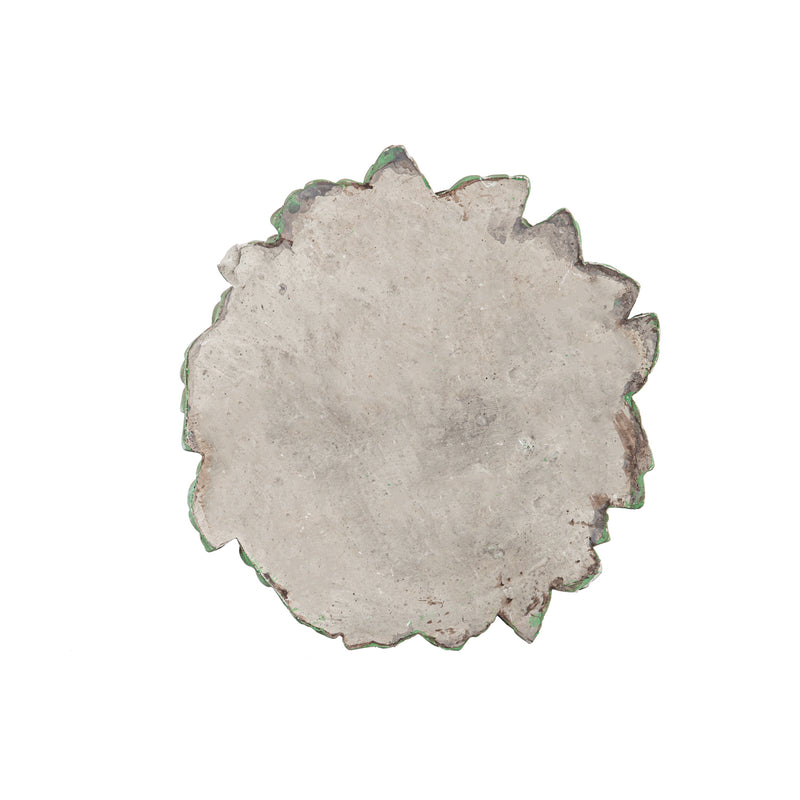 10" Green Man Garden Stone, 10"x10.5"x1"inches