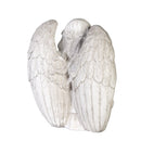 16"H Concrete Angel Bird Feeder Garden Statuary, 13.4"x12.8"x16.14"inches
