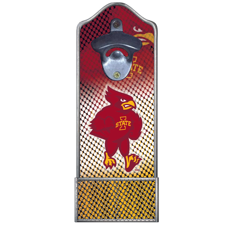 Lit Bottle Opener Cap Catcher, Iowa State University,8bcl962