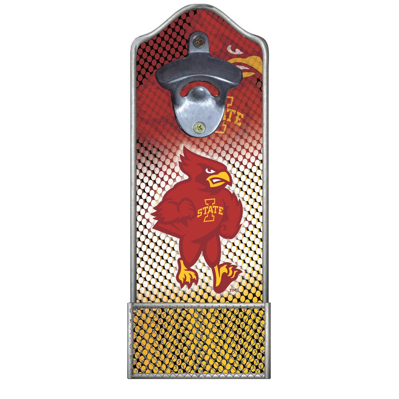 Lit Bottle Opener Cap Catcher, Iowa State University,8bcl962