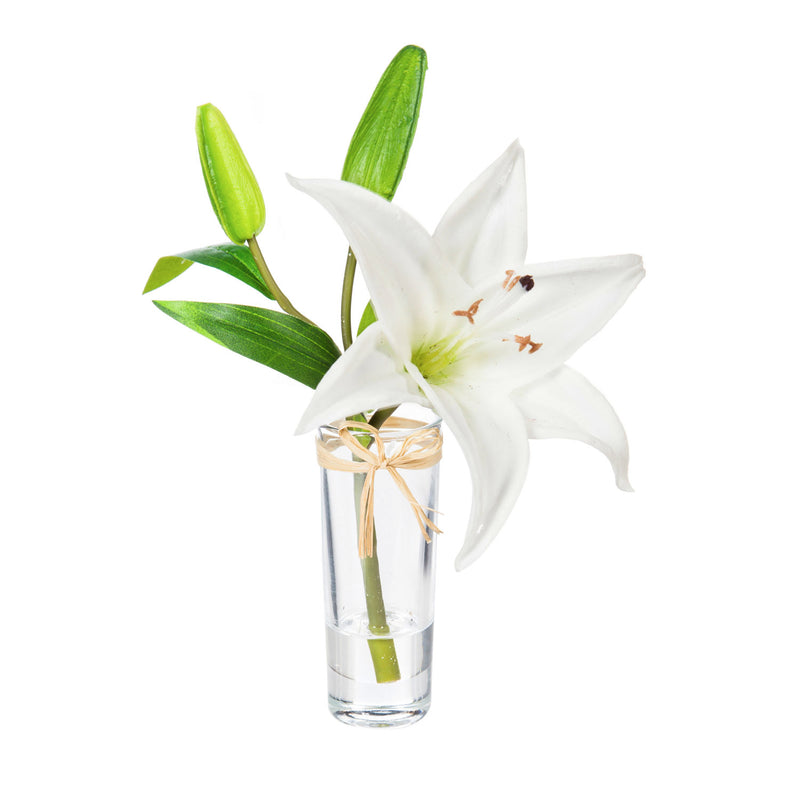 Looks and Feels Real Stargazer Lily, Set of 3-2 x 2 x 9 Inches